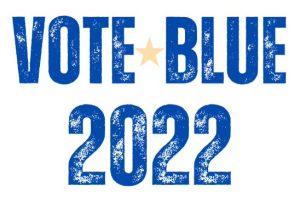 Vote Blue 2022 logo