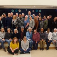 Democracy at its best. Groton Democrats turn out for caucus on a cold Jan night. Jan. 11 2024.