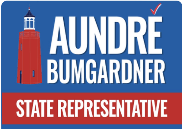 aundre bumgardner fundraising logo 2024