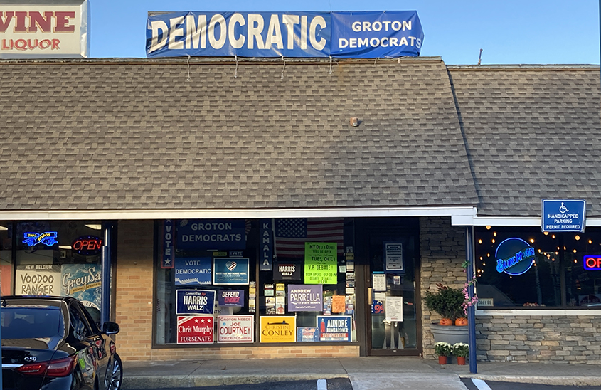 2024 Groton Democratic campaign headquarters